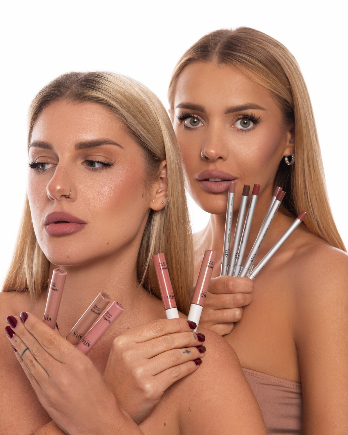 Konturówki i pomadki HYPELOCK z zestawu FULL LIPS SET